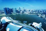  Vue de Singapour dans l'après-midi