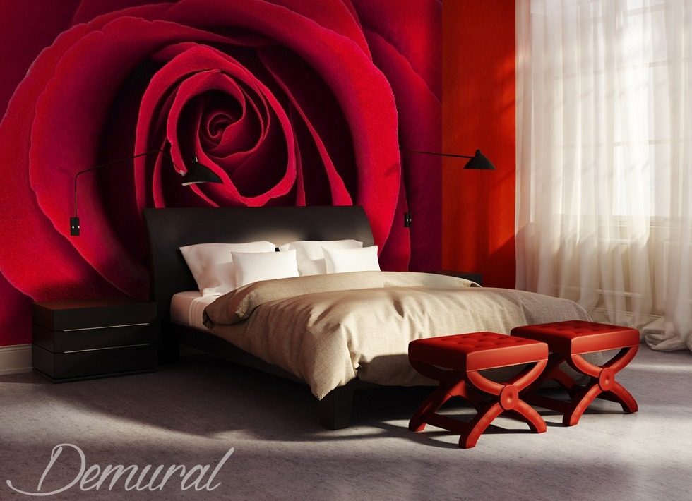 Couvert de roses Papier peint pour le chambres à coucher Papiers peints Demural