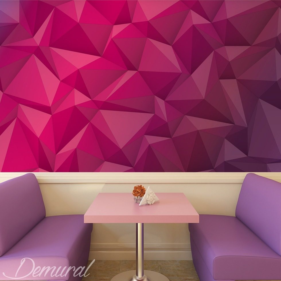 Yummy origami Papiers peints dans les cafés Papiers peints Demural